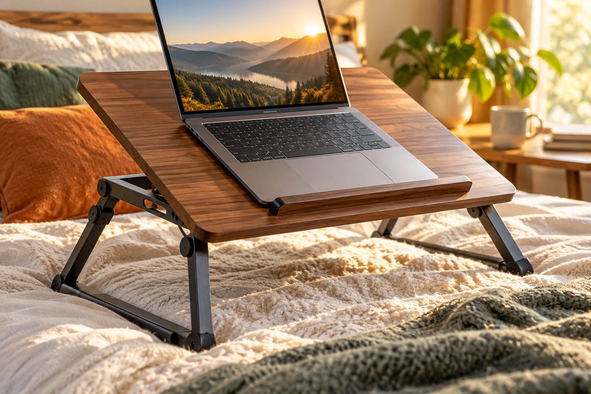 Mesa para notebook no estilo dos famosos: 6 opções parecidas
